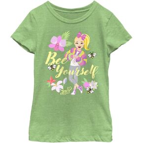 Nickelodeon JoJo Siwa Bee Yourself Girls Short Sleeve Tee Shirt