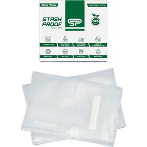 Vacuum Seal Bags 8" x 12" (100 Count) 5.5 Mil (Clear and Clear) - BPA Free Commerical Grade Food Saver for Storage, Sous Vide, and Meal Prep Sealer Bag