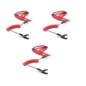 ZOOKOTO 3 Pcs Universal Stop Kill Switch Safety Lanyard Band Tether for Polaris Jet Ski SL/SLH/SLT/SLTH/SLTX/SLX/SLXH Freedom Genesis Hurricane MSX Octane Virage 7080518