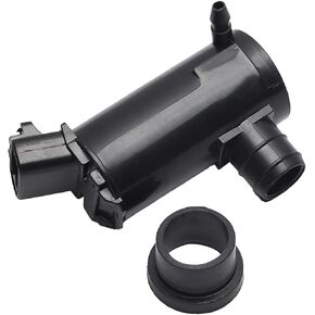 Windshield Washer Pump with Grommet Replacement for Camry Corolla Echo Land Cruiser Matrix Sien na Solara - IS300 LS400 LS430 LX470 - Replace Part 85330-12340