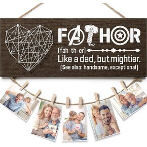 Best Dad Gifts Father's Day Gifts for Dad from Daughter Son Kids, Dad Picture Frame Fathers Day Step Dad Gifts Bonus Dad Birthday Gifts, New Dad Gifts First Father's Day Gifts for Husband from Wife