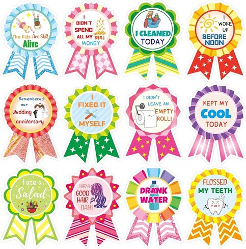 150Pcs Achievement Stickers for Adults Funny Adult Stickers Gag Gifts White Elephant Gifts for Adults Coworkers Friends 75 Designs in Saudi Arabia