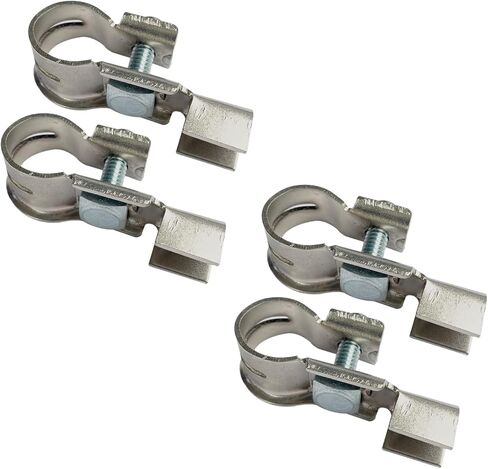 Ampper Brass Top Post Battery Terminal Clamps, Battery Terminals Connector Ends for Marine Car Boat RV Vehicles (2 Pairs) in Kuwait