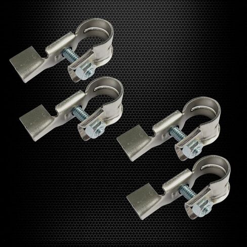 Ampper Brass Top Post Battery Terminal Clamps, Battery Terminals Connector Ends for Marine Car Boat RV Vehicles (2 Pairs) in Kuwait