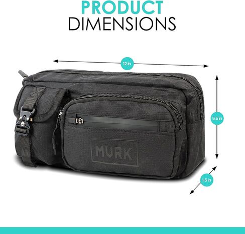 حقيبة كروس مع إبزيم - بسيطة ومتينة للمغامرات اليومية مثل EDC والمتنزهات الترفيهية والمشي لمسافات طويلة والجري والمزيد in Kuwait