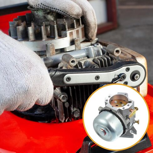 مجموعة المكربن ​​Carb رقم 5205328 - مكربن ​​الدراجة النارية - لمحركات Kohler KT17 KT19 M18 M20 MV18 MV20 Magnum Twin - لون فضي معدني - مجموعة واحدة in Kuwait