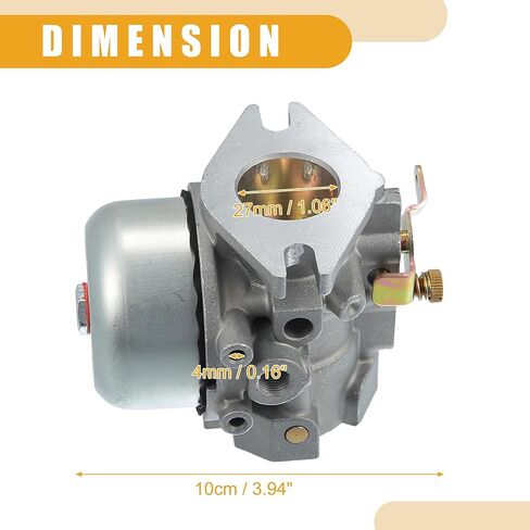 مجموعة المكربن ​​Carb رقم 5205328 - مكربن ​​الدراجة النارية - لمحركات Kohler KT17 KT19 M18 M20 MV18 MV20 Magnum Twin - لون فضي معدني - مجموعة واحدة in Kuwait
