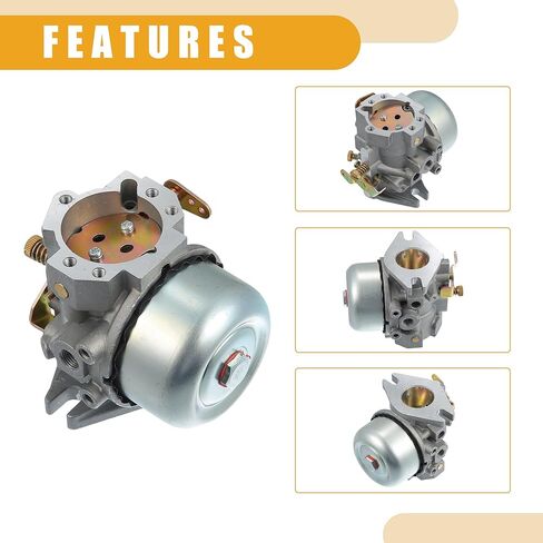 مجموعة المكربن ​​Carb رقم 5205328 - مكربن ​​الدراجة النارية - لمحركات Kohler KT17 KT19 M18 M20 MV18 MV20 Magnum Twin - لون فضي معدني - مجموعة واحدة in Kuwait