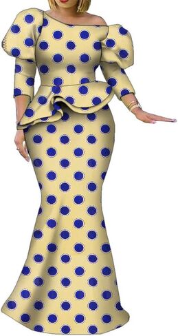 African Dresses for Women Traditional Ankara Kente Beautiful Print Skirt for Party Wedding in Saudi Arabia
