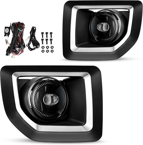 AUTOSAVER88 LED Fog Lights Compatible with 2015 2016 2017 2018 2019 GMC Sierra 2500 HD / 3500 HD Fog Lamps with Switch and Wiring Kit Foglight in Saudi Arabia