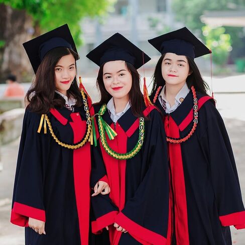 التخرج Lei Grad 2024 قلادة التخرج مضفر الخريجين جارلاند DIY الديكورات للمدرسة الثانوية حفل التخرج الكلية تهانينا التخرج هدية لوازم الحفلات in Kuwait