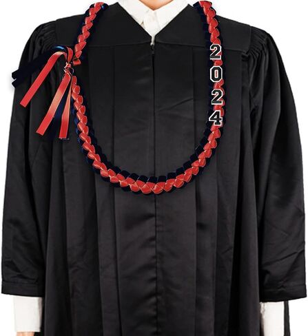 التخرج Lei Grad 2024 قلادة التخرج مضفر الخريجين جارلاند DIY الديكورات للمدرسة الثانوية حفل التخرج الكلية تهانينا التخرج هدية لوازم الحفلات in Kuwait