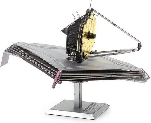 مجموعة نماذج معدنية ثلاثية الأبعاد من Fascinations Metal Earth James Webb Space Telescope مع ملاقط in Saudi Arabia