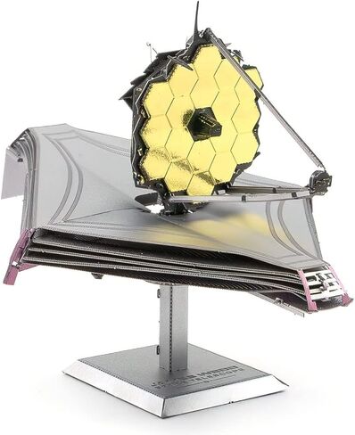 مجموعة نماذج معدنية ثلاثية الأبعاد من Fascinations Metal Earth James Webb Space Telescope مع ملاقط in Saudi Arabia