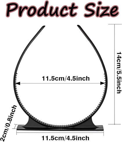 Graduation Cap Headband, 4 Pack Grad Cap Headband, Cap Headband Insert Secures Your Graduation Cap and Hairstyle, Upgrade Inside Graduation Cap Headband (Not Including the Grad Hat) in Kuwait