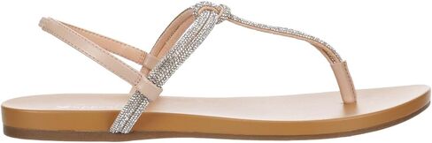 XAPPEAL Kali - Women's Open Toe Rhinestone T-Strap Slingback Flat Sandals in Kuwait