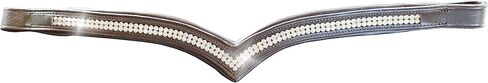 Bling Browbands for Horses Bridles with Sparkly Diamante Crystals V-Shape Padded Leather in Saudi Arabia
