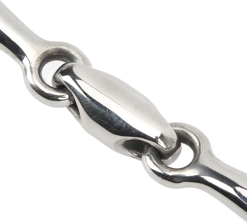Mumusuki Horse Mouth Bit, Stainless Steel O Ring Horse Snaffle Bit Anti Biting Loose Ring for Training Equestrian Equipment 125mm in Saudi Arabia