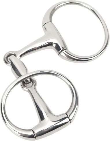 Mumusuki Horse Mouth Bit, Stainless Steel O Ring Horse Snaffle Bit Anti Biting Loose Ring for Training Equestrian Equipment 125mm in Saudi Arabia