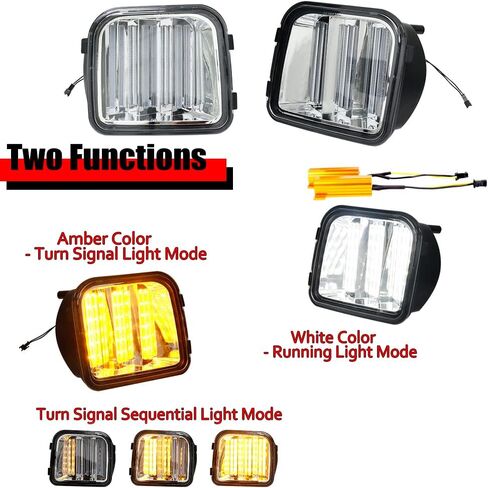 Carbon Fiber Effect Front Fender Side Marker Halogen Light Covers Guard Trims For 2006-2010 HUMMER H3 in Saudi Arabia