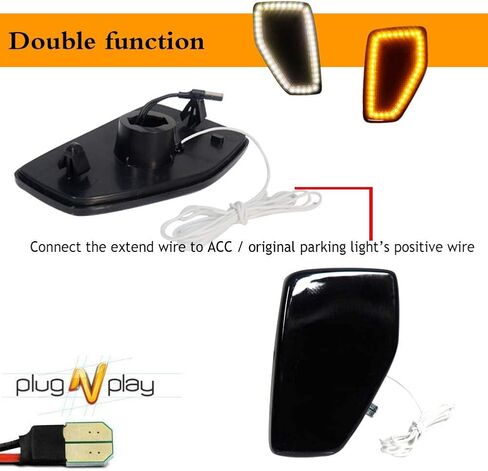 Carbon Fiber Effect Front Fender Side Marker Halogen Light Covers Guard Trims For 2006-2010 HUMMER H3 in Saudi Arabia