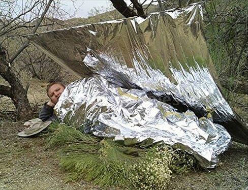 Emergency Bivy Sack Bivy Bag - Emergency Sleeping Bags 4 Pack Mylar Survival Sleeping Bag Emergency Bivvy Sack Waterproof Lightweight Foil Military Patriot Compact Gear Blanket Thermal Escape Camping in Saudi Arabia