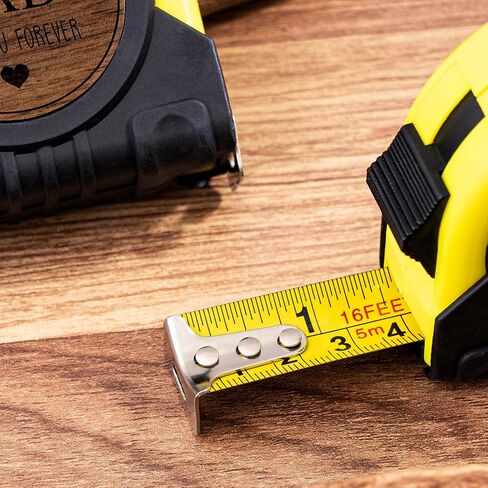 Personalized Tape Measure Fathers Day Gift for Dad, Engraved Tape Measure, Christmas Birthday Gift for Dad, No One Measures Up to You, Tool Gifts Woodworker Gifts Carpenter Gifts (Black-(Dad)) in Saudi Arabia