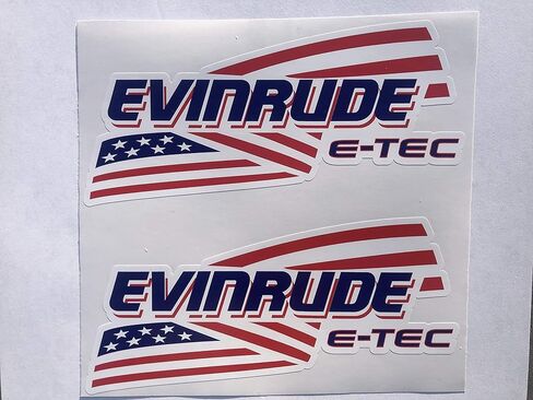 2 ملصق علم Evinrude Etec من SBDdecals.com (6 بوصة) in Kuwait