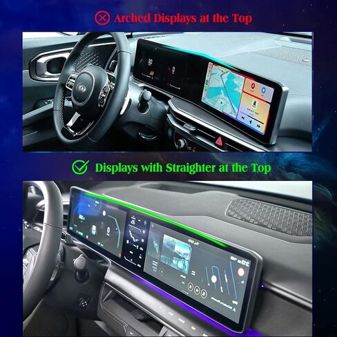 2024 EV9 Sorento متوافق مع 2024 Kia ​​Sorento EV9 واقي الشاشة 2024 Kia ​​Sorento EV9 مزدوج 12.3 بوصة يعرض واقي الشاشة Kia Sorento EV9 الملحقات 2024 (قطعتان) in Kuwait