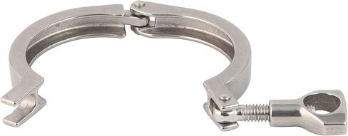 2" Tri Clamp Clover, Stainless Steel Single Pin Heavy Duty Sanitary Tri Clamp Clover for Ferrule OD 64mm (Pack of 2) in Kuwait
