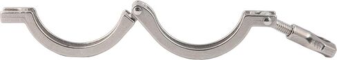 2" Tri Clamp Clover, Stainless Steel Single Pin Heavy Duty Sanitary Tri Clamp Clover for Ferrule OD 64mm (Pack of 2) in Kuwait