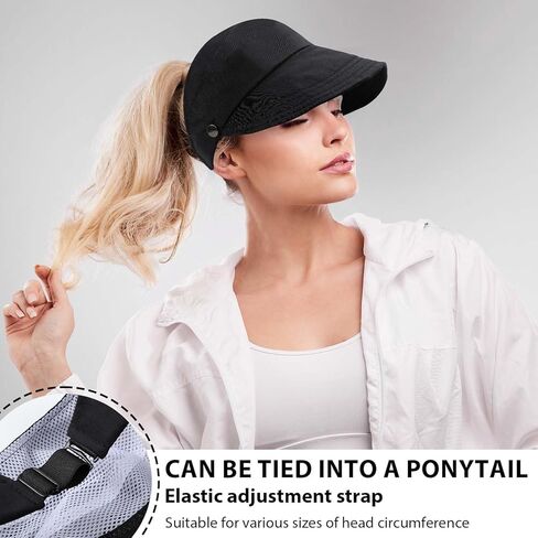 قبعة شمسية مجوفة للحماية من الأشعة فوق البنفسجية في الهواء الطلق، قبعة شمسية فارغة للحماية من الأشعة فوق البنفسجية بحافة كبيرة للنساء، قبعات شمسية قابلة للطي للنساء in Kuwait