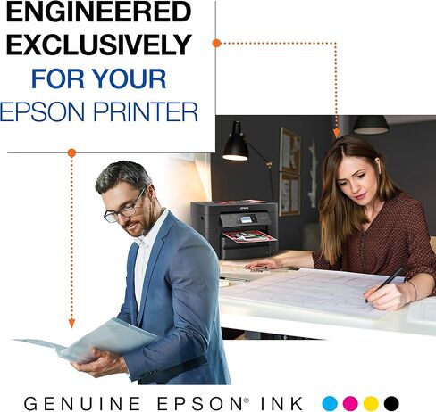 مجموعة خرطوشة حبر EPSON ذات سعة قياسية 215 حبرًا باللون الأسود والألوان (T215120-BCS) تعمل مع WorkForce WF-100، WF-110، EC-110 in Kuwait
