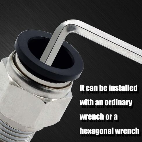 10 حزمة 3/8 "NPT موصلات مستقيمة دفع في توصيل تركيبات توصيل سريع تركيبات الهواء PC3/8-R02 دفع لتوصيل التركيبات in Kuwait