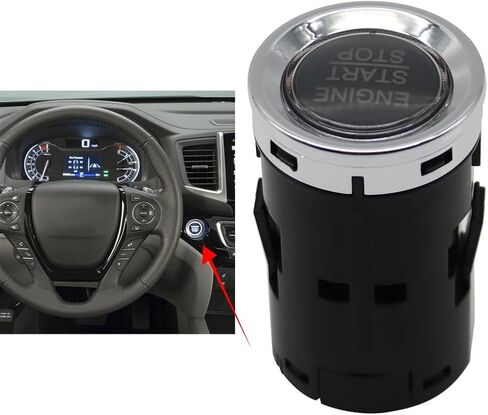 Engine Start/Stop Button Ignition Switch Compatible with Fit Passport Pilot Ridgeline 1.5/3.5L 35881TG7A03 in Saudi Arabia