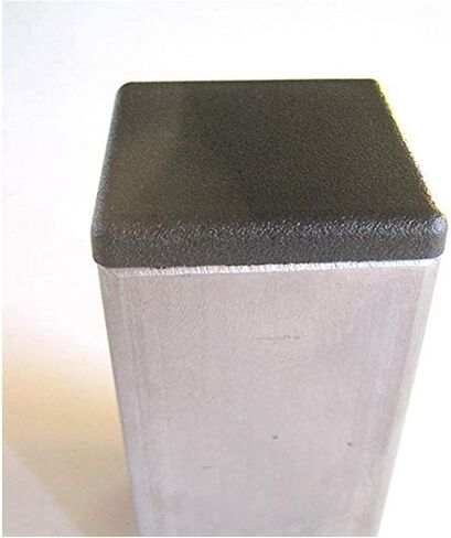 20 قطعة من سدادات الأنابيب المربعة، أغطية نهاية بلاستيكية مقاس 2 بوصة لسياج الأنابيب الفولاذية in Kuwait