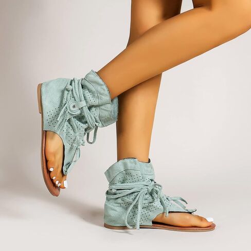 Flat Tassel Gladiator Sandals for Women Casual Summer Bohemian Back Strappy Fringe Sandals Dressy Flip Flops Thong Sandals in Saudi Arabia