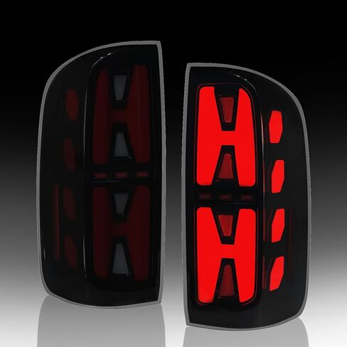 مصابيح خلفية LED كاملة لـ 2015-2022 Chevy Colorado، GMC Canyon تبدأ مجموعة الإضاءة الخلفية المتحركة، إشارة الانعطاف الديناميكية، ضوء الفرامل، الضوء العكسي المدخن in Kuwait