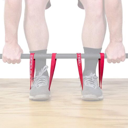 شورت اللياقة البدنية Serious Steel مقاس 20 بوصة من Deadlift | شريط صغير مقاس 20 بوصة (يُباع في أزواج) in Kuwait