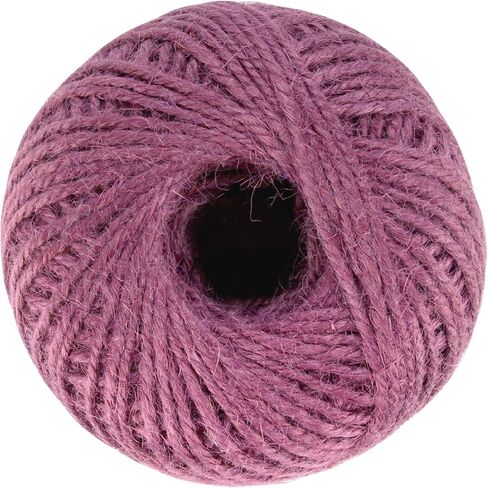 JubileeYarn Crafty Jute Twine String Jute للأعمال الفنية، والحرف اليدوية، وتغليف الهدايا - 675 قدمًا (205 مترًا)، وسمك 2 ملم - ثلاث كرات بظلال من اللون الأزرق in Kuwait
