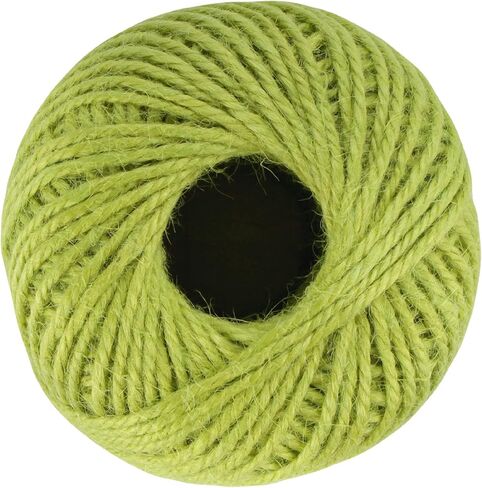 JubileeYarn Crafty Jute Twine String Jute للأعمال الفنية، والحرف اليدوية، وتغليف الهدايا - 675 قدمًا (205 مترًا)، وسمك 2 ملم - ثلاث كرات بظلال من اللون الأزرق in Kuwait