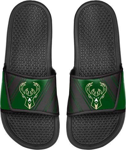FOCO Milwaukee Bucks NBA Mens Legacy Velcro Sport Slide - L in Saudi Arabia