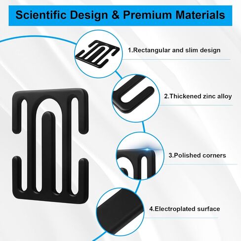 QBUC Car Seatbelt Adjuster Metal Seat Belt Clips Universal Seatbelt Buckle Suitable for Adult Kid Pregnant Fat People Comfortable Seat Belt Positioner 2Pcs (Black) in Saudi Arabia
