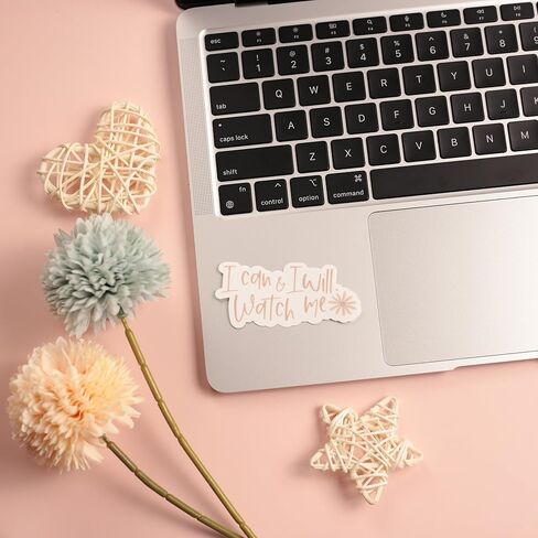 3PCS Motivational Positive 3" Sticker, Vinyl Waterproof Inspirational Quote Decal, Can & Will Encouraging Sticker for Laptop Water Bottle Notebook 3 Inches in Kuwait