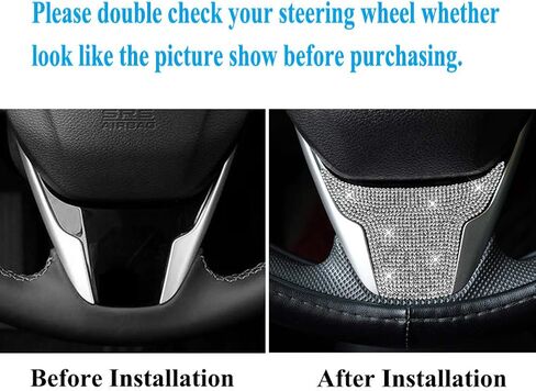 بلينغ عجلة القيادة ملصق غطاء الكسوة لهوندا سيفيك 2016-2021 CRV CR-V 2017 2018 2019 2020 2021 in Kuwait