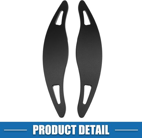 Steering Wheel Shift Paddle Cover Shifter Extension for Kia 2018-2022 Aluminum Alloy Black (Set of 2) in Saudi Arabia