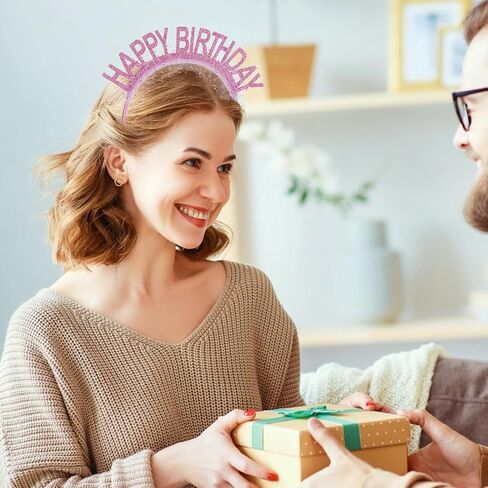 عيد ميلاد فتاة عقال عيد ميلاد فتاة تاج الأميرة حفلة عيد ميلاد تاج عيد ميلاد سعيد خوذة الزينة بريق قبعة عيد ميلاد الوردي عيد ميلاد سعيد عقال هدية للنساء الأطفال الصغار الفتيات الاطفال in Saudi Arabia