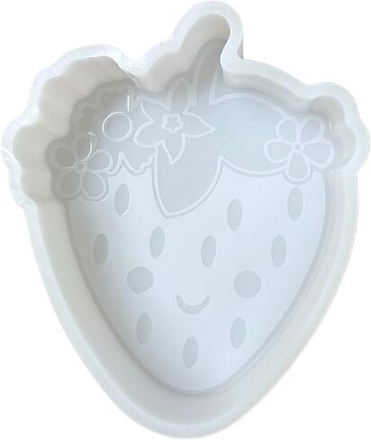 Strawberry Car Freshie Silicone Mold 4 x 3.25 x 1.2" inches Fruit Summer Tropical Bundle Beach for Scented Aroma Beads Oven Safe up to 450 F Freshie Supplies Drink Island in Saudi Arabia