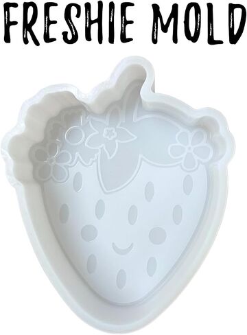 Strawberry Car Freshie Silicone Mold 4 x 3.25 x 1.2" inches Fruit Summer Tropical Bundle Beach for Scented Aroma Beads Oven Safe up to 450 F Freshie Supplies Drink Island in Saudi Arabia