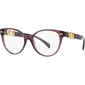 Versace VE 3334 Transparent Violet 53/17/140 women Eyewear Frame